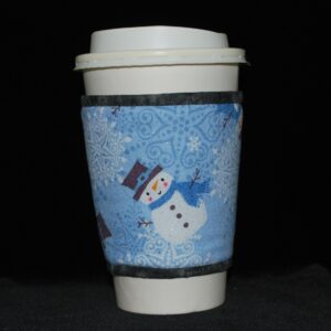 Tossed snowmen & large snowflakes