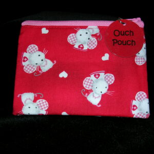 Miss Mouse nurse on red